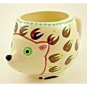 Hedgehog Coffee Mug Folk Art Forest Critter Autumn "it's the little things..."3D